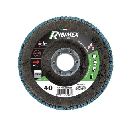 DISQUE À LAMES 125 mm GRAIN 40 | Newgardenstore.eu