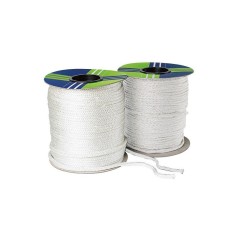 CARRETE DE 50 m DE TRENZA TRICOTEX BLANCA DE 20 mm | Newgardenstore.eu