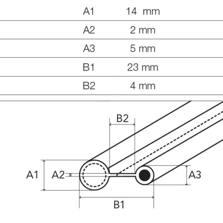 BOBINE 50 m NOTES DE MUSIQUE AVEC ÂME 23 x 14 m