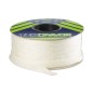 Rollo de 100 m de cinta de texto blanca de 15 x 3 m