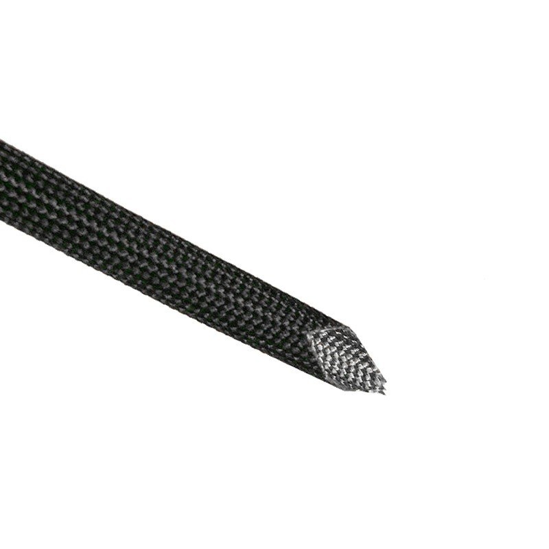 CONF.10mt 6mm BLACK VETROTEX SHEATH