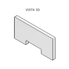 GEFORMTES VERMICULIT 388x188x25mm MCV009 | Newgardenstore.eu