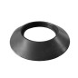 ROSETÓN DE SILICONA NEGRO PARA TUBOS DE 130 m