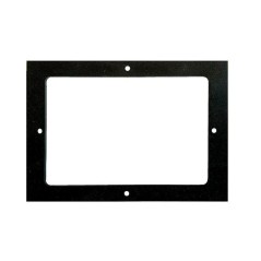 180x130x3mm BLACK SEAL WITH 4 HOLES | Newgardenstore.eu