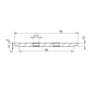 GRILLE EN FONTE 160x160 AVEC TROUS DE 15MM