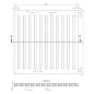 PARRILLA DE HIERRO FUNDIDO 250x250x10mm 2,7Kg PARRILLA DE HIERRO FUNDIDO 250x250x10mm 2,7Kg