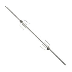 SQUARE SKEWER WITH 2 FORKS