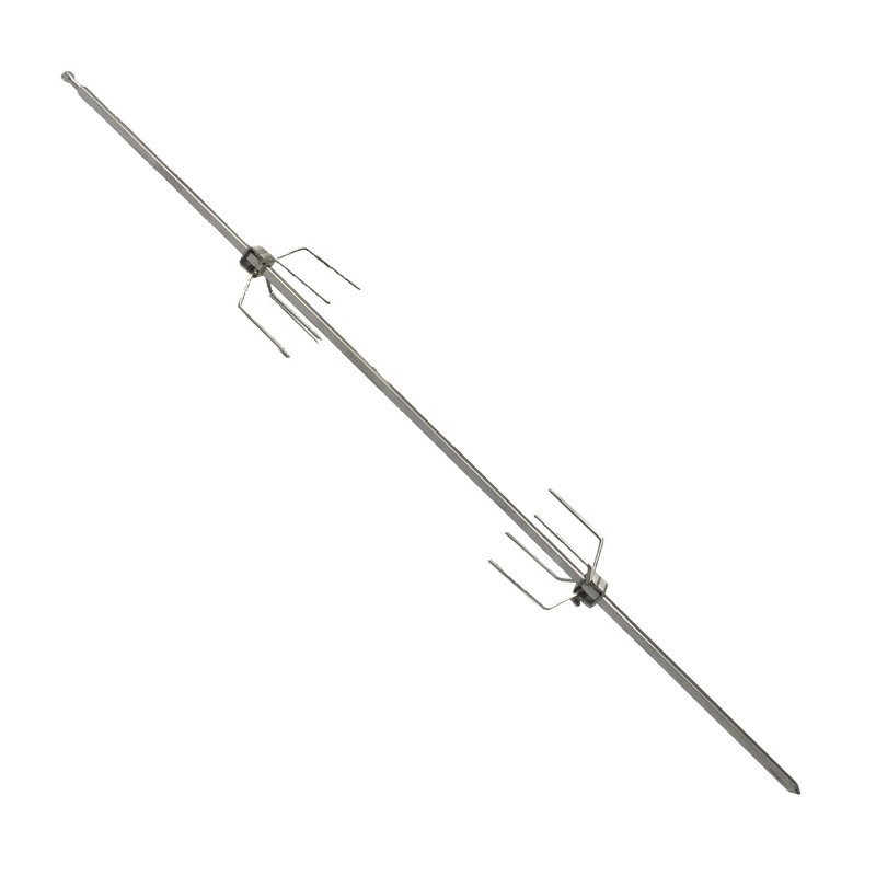 SQUARE SKEWER WITH 2 FORKS