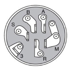 Bloc de clés à 6 broches AD.AKO 2509932S AG0214024 Compatible KOHLER