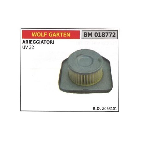 Filtro de aire WOLF GARTEN para escarificador UV 32 018772 | Newgardenstore.eu