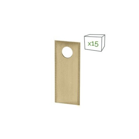 15-teiliges Set BELROBOTICS Adapterklingen aus titanbeschichtetem Edelstahl AG6504115 Kompatibel mit BELROBOTICS | Newgardens...