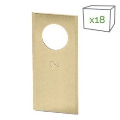 Lame en acier inoxydable revêtue de titane, 18 pièces, pour Honda AG6505118, compatible avec Honda