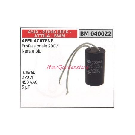 ASIA professional chain sharpener capacitor 230V 040022 | Newgardenstore.eu