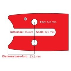 MINI PRUNER BAR 6" 1/4 1.1MM FOR 38 MESHES AG410624000 Compatible