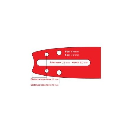 BARRA DE TALLADO 10" 1/4" 1.3MM PARA 60 ESLABONES AG411025041 Compatible | Newgardenstore.eu