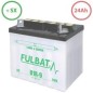Batterie 12 V-24 Ah positionnée à gauche AG0200241 Compatible