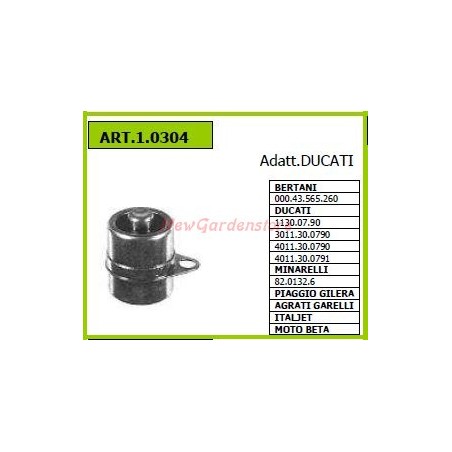 Condensador DUCATI para motocultor 000.43.565.260 1.0304 | Newgardenstore.eu