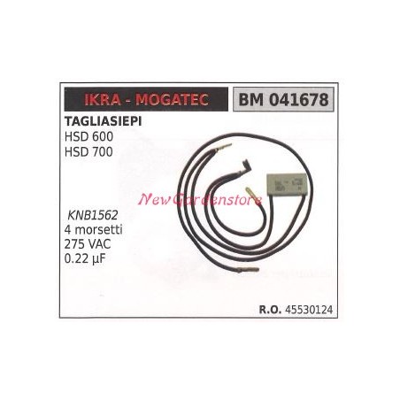 Condensador cortasetos IKRA HSD 600 700 041678 | Newgardenstore.eu