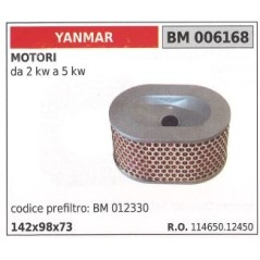 Filtro de aire YANMAR para motor de 2 Kw a 5 Kw 006168