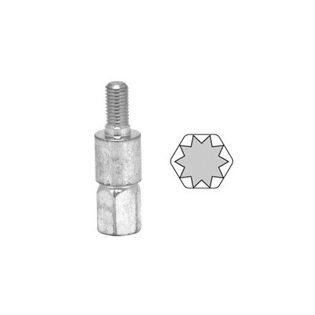 10-TEETH GROOVED INSERT AG1469003 Compatible | Newgardenstore.eu