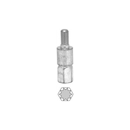 10-TEETH GROOVED INSERT AG1469003 Compatible