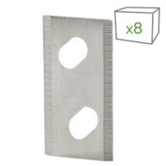 Ensemble de 8 lames compatibles avec Robot Cub Cadet XR5 AG6506408