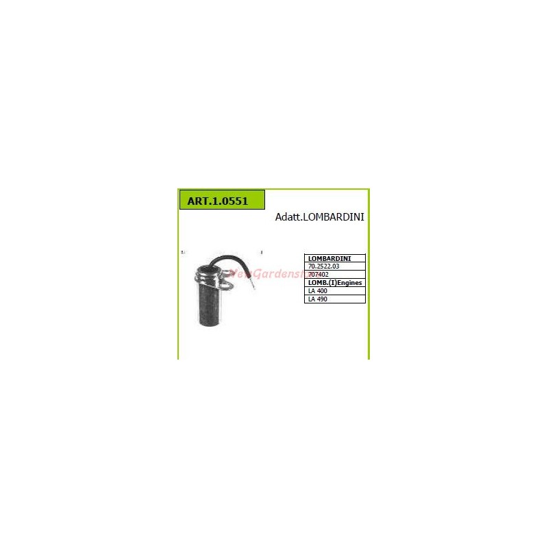 LOMBARDINI Motorkondensator für Schreittraktoren 70.2522.03 1.0551
