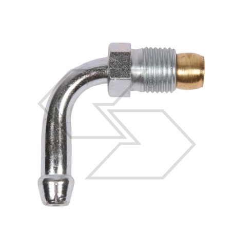 Steel fuel connection for agricultural machine 1/2X20 curved 90°. | Newgardenstore.eu