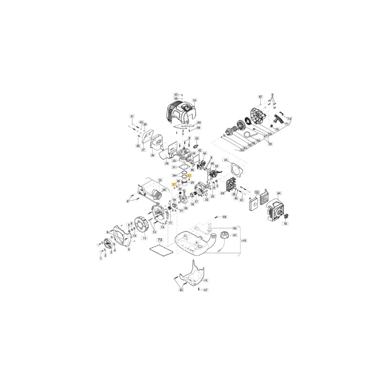 Stifthalterung für Freischneider ABR32 ABR32D ORIGINAL STIGA 118804059/0