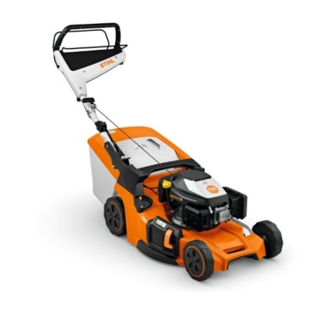 STIHL RM 453 T petrol lawnmower, 166 cc, 51 cm cutting width, 55 L grass catcher | Newgardenstore.eu