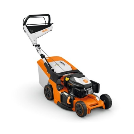 STIHL RM 448 V petrol lawnmower, 166 cc, 46 cm cutting width, 52 L grass catcher | Newgardenstore.eu