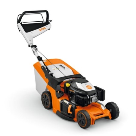 Cortacésped de gasolina STIHL RM 448 T, 166 cc, ancho de corte 46 cm, recolector de césped 52 L | Newgardenstore.eu