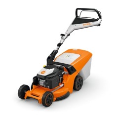 Cortacésped de gasolina STIHL RM 448 T, 166 cc, ancho de corte 46 cm, recolector de césped 52 L | Newgardenstore.eu