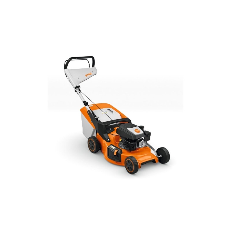 Tondeuse à gazon thermique STIHL RM 253, 127 cm³, largeur de coupe 51 cm, bac de ramassage 55 L