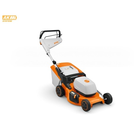 Cortacésped inalámbrico STIHL RMA 253 T, ancho de corte de 51 cm, recolector de césped de 55 L | Newgardenstore.eu