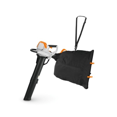Trituradora/aspiradora a batería STIHL SHA 140 de 36 V con cesta recolectora de 55 L
