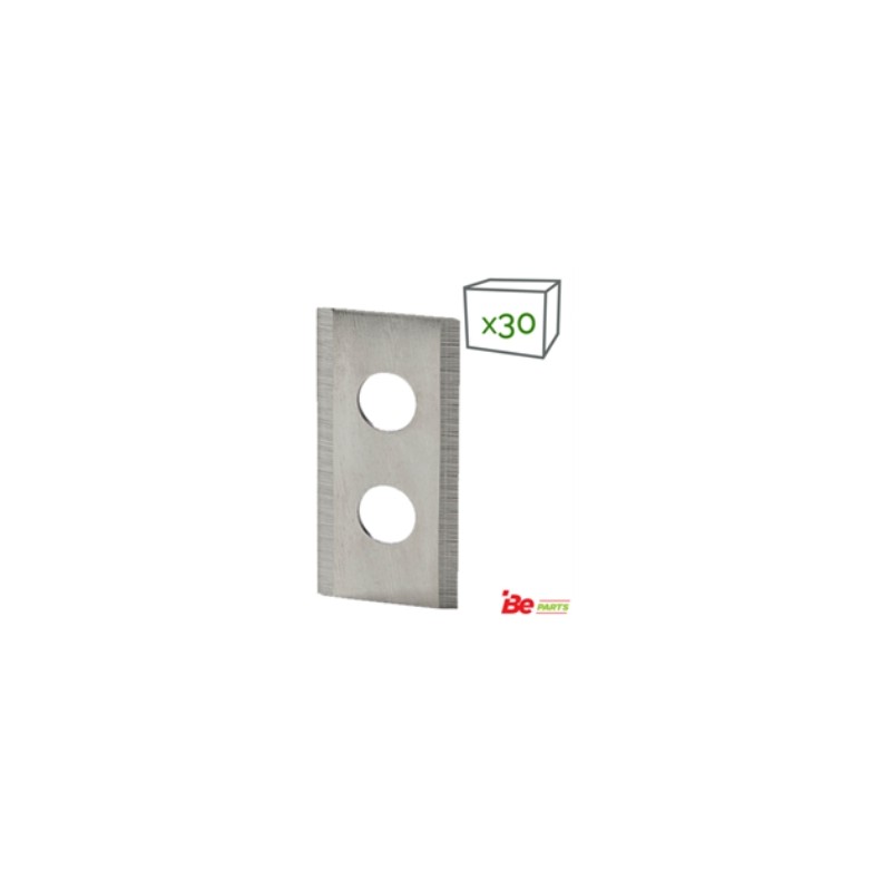 Cuchillas de acero inoxidable de 30 piezas para robots cortacésped compatibles con WORX 50032396