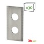 Lame in acciaio INOX 30 pezzi robot tagliaerba compatibile WORX 50032396