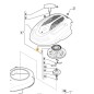 Molla avviamento tagliaerba 125-43 AL446A AL546A ORIGINALE STIGA 118551621/0