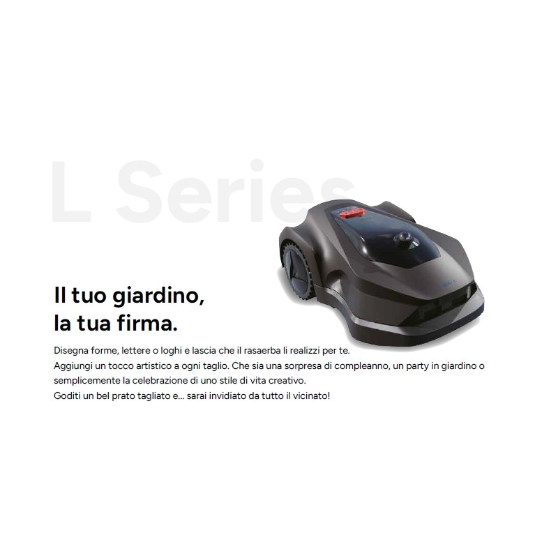 Robot tagliaerba iGarden LAWD80 Wi-Fi - Bluetooth - 4G 3D LiDAR fino a 3000 mq