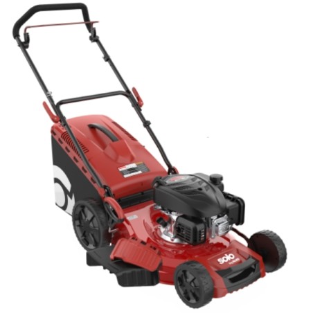 SOLO 4716 P-A Benzinrasenmäher, Schnittbreite 46 cm, 65-Liter-Grasfangkorb | Newgardenstore.eu