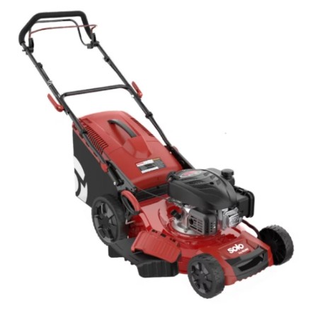 SOLO 4716 SP-A Benzinrasenmäher, Schnittbreite 46 cm, 65-Liter-Grasfangkorb | Newgardenstore.eu