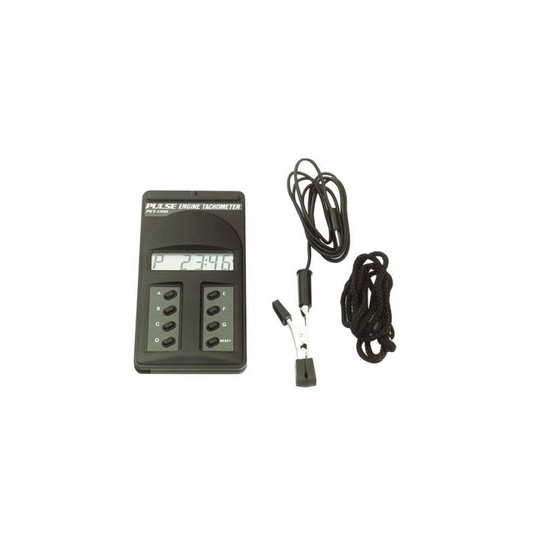 Tachometer hour meter records voltage in the cable dimensions: 120 x 62 x 13 mm