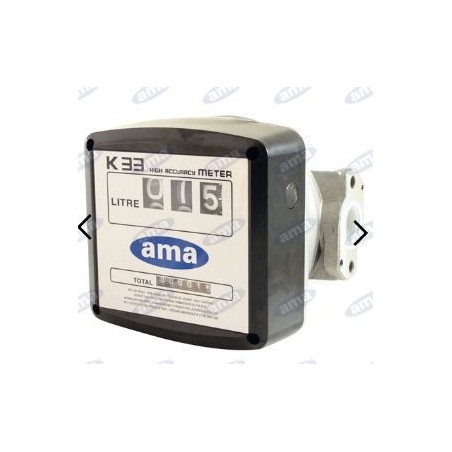 Oil flow meter with 6-digit totaliser UNIVERSAL | Newgardenstore.eu