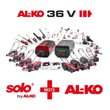 Cargador de batería SOLO C 130 Li 36V 3.0 Ah con indicador de carga LED