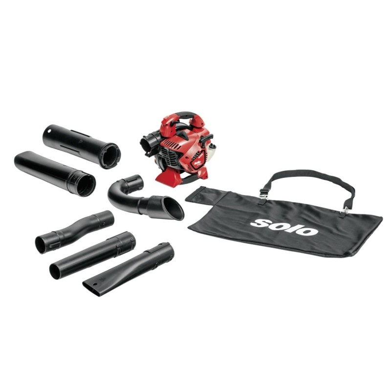 SOLO 442 27.6 cc petrol blower vacuum including suction kit
