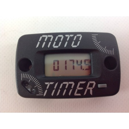 Electronic hour counter SENDEC lawn tractor up to 19999 hours | Newgardenstore.eu