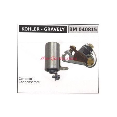 Contact moteur tondeuse KOHLER + condensateur 040815 | Newgardenstore.eu