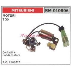 Contatto + condensatore MITSUBISHI decespugliatore T 50 010806 | Newgardenstore.eu