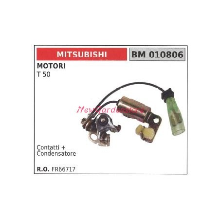 Contacto + condensador desbrozadora MITSUBISHI T 50 010806 | Newgardenstore.eu